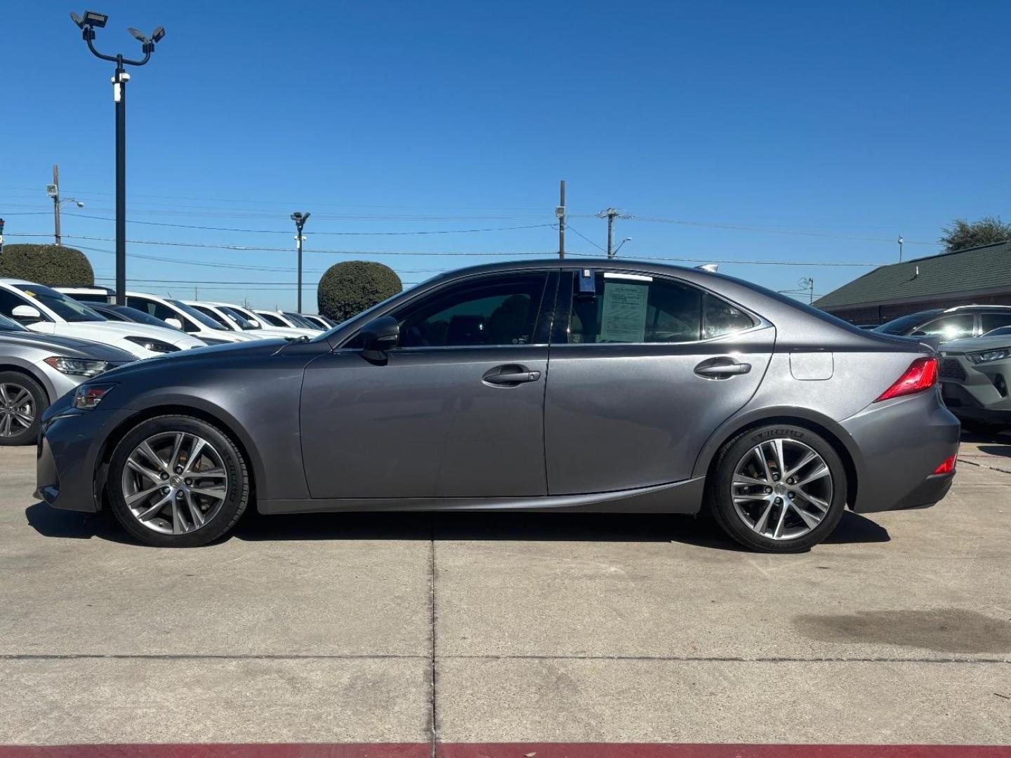 2019 Gray Lexus IS 300 IS (JTHBA1D23K5) with an 2.0L I4 F DOHC 16V engine, located at 2401 E Main St., Grand Prairie, TX, 75050, (972) 262-4440, 32.748981, -96.969643 - Photo#4