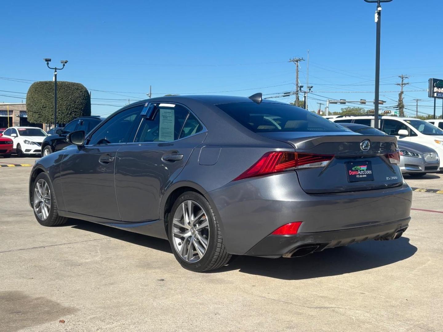 2019 Gray Lexus IS 300 IS (JTHBA1D23K5) with an 2.0L I4 F DOHC 16V engine, located at 2401 E Main St., Grand Prairie, TX, 75050, (972) 262-4440, 32.748981, -96.969643 - Photo#5
