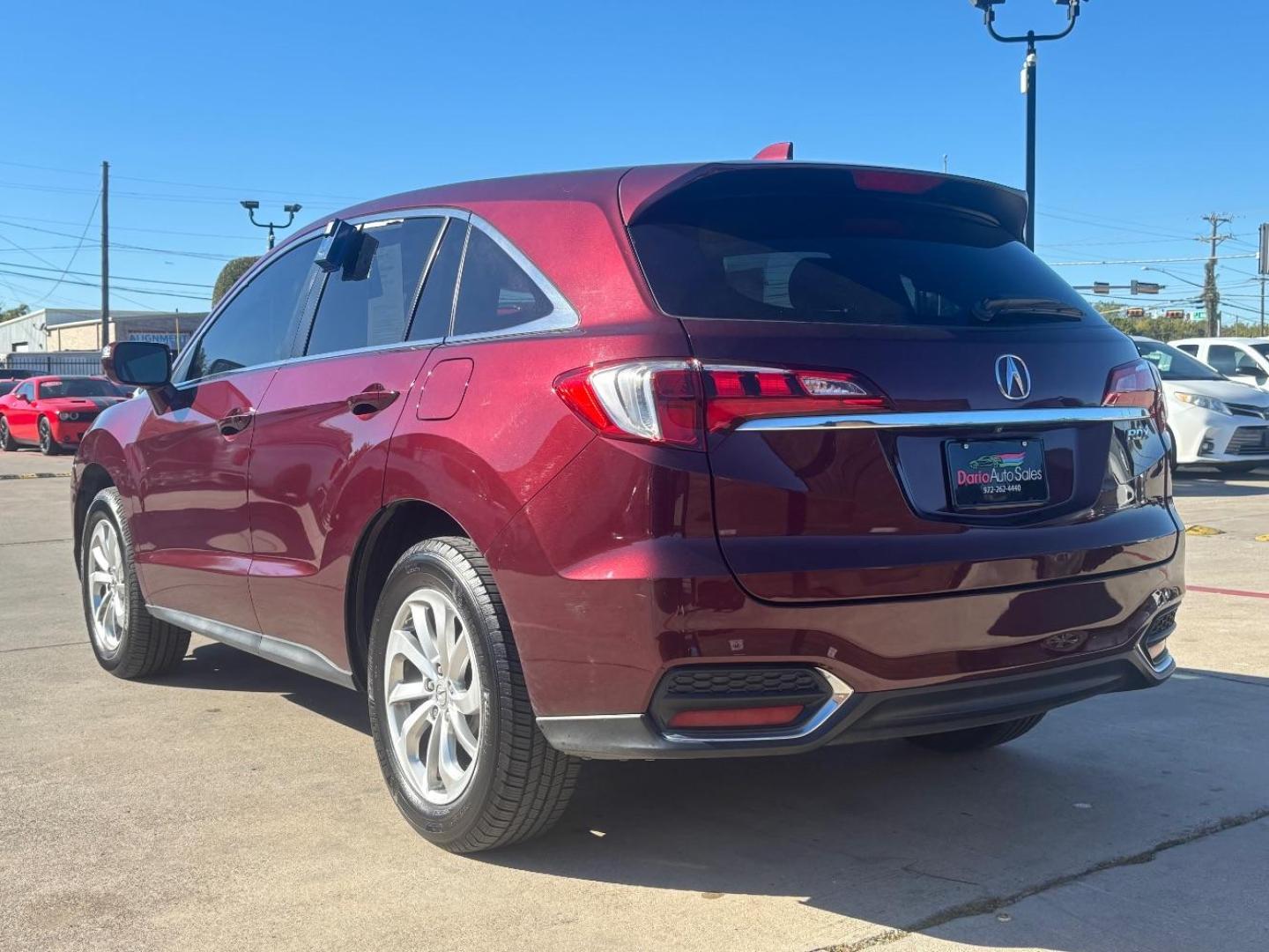 2018 Red Acura RDX Technology Package | Technology and AcuraWatch Plus Packages (5J8TB3H59JL) with an 3.5L V-6 i-VTEC variable valve control engine, located at 2401 E Main St., Grand Prairie, TX, 75050, (972) 262-4440, 32.748981, -96.969643 - Photo#5