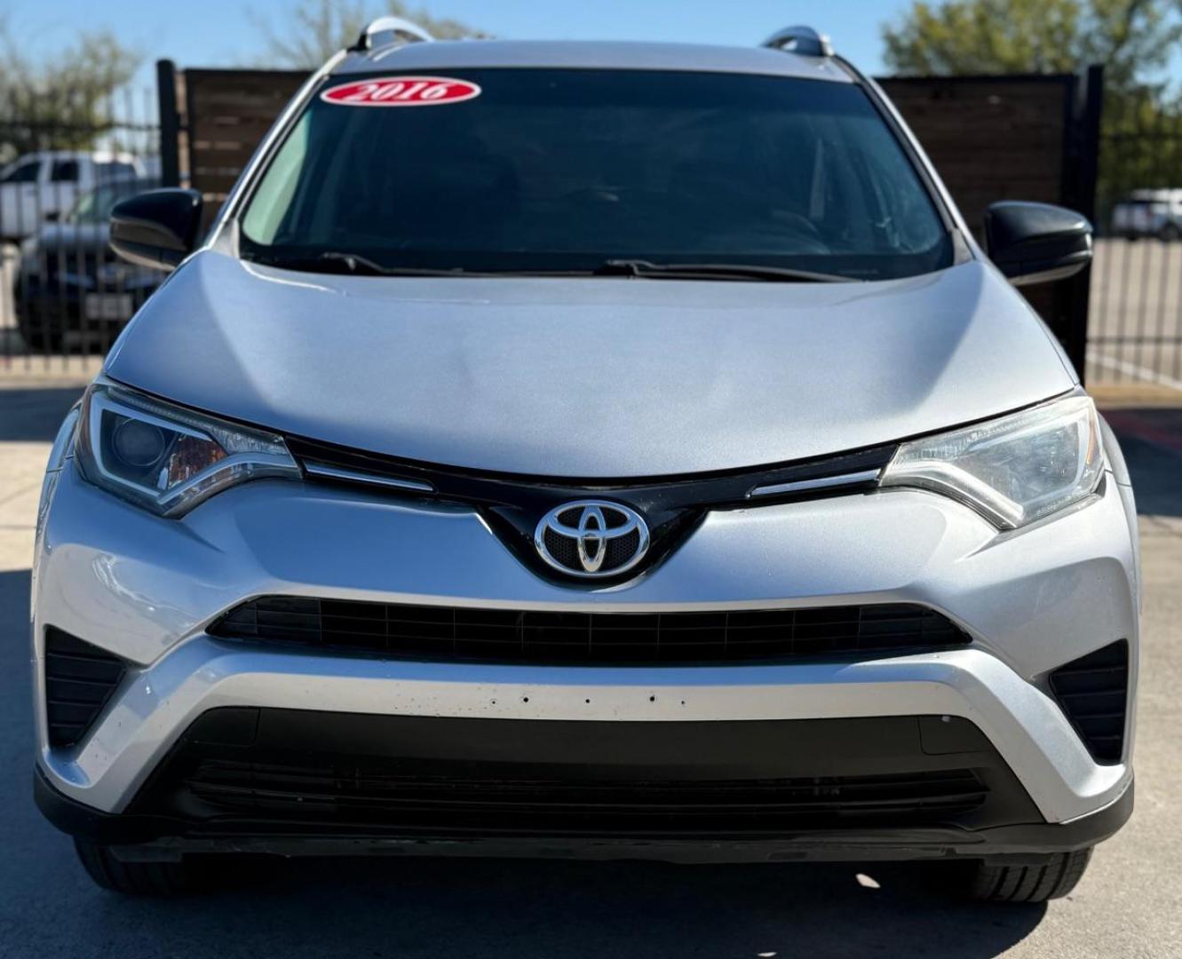 2016 Silver Toyota RAV4 LE (2T3ZFREVXGW) with an 2.5L I-4 DOHC engine, located at 2401 E Main St., Grand Prairie, TX, 75050, (972) 262-4440, 32.748981, -96.969643 - Photo#1