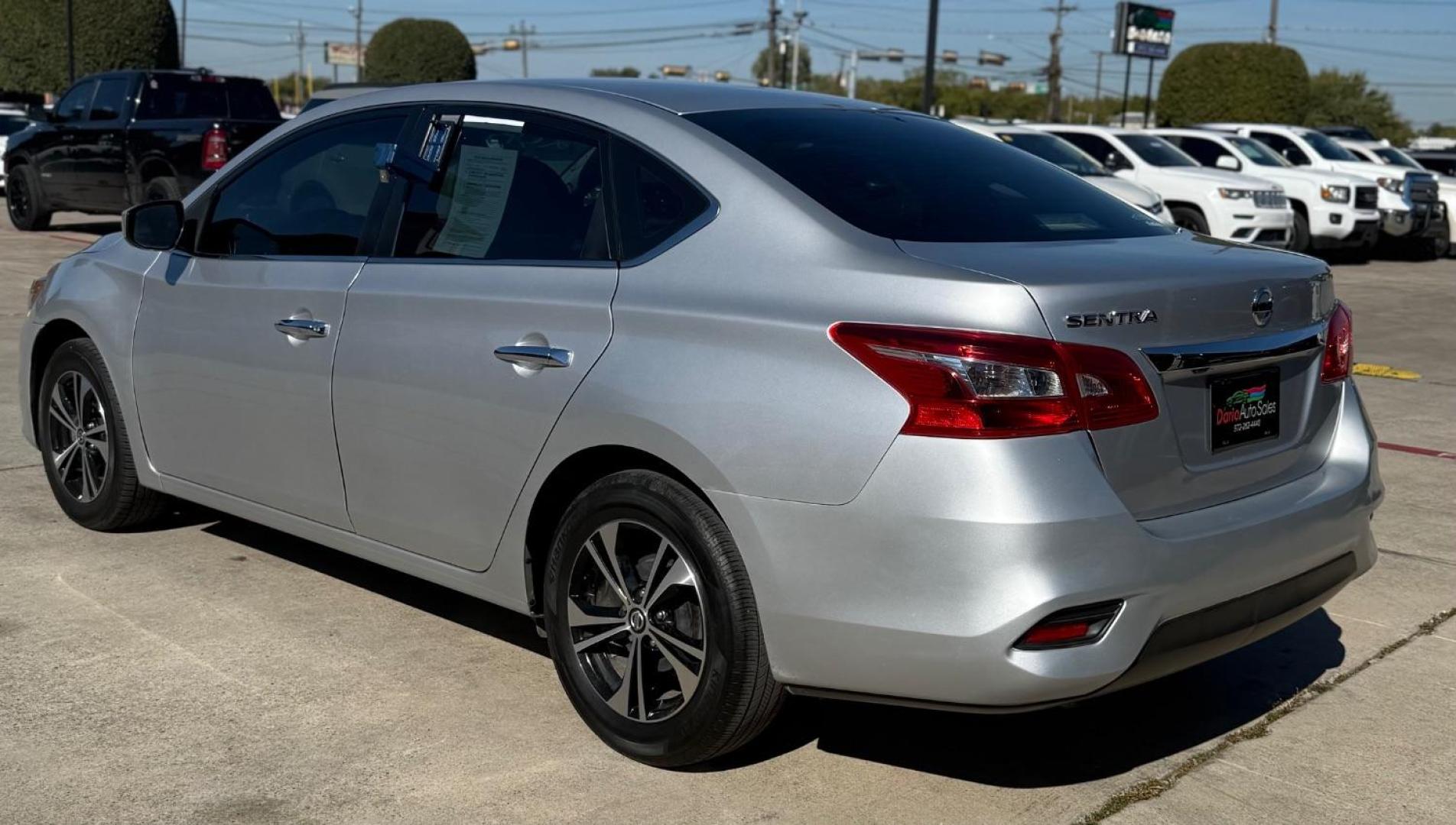 2019 Silver Nissan Sentra S (3N1AB7AP1KY) with an 1.8L I-4 DOHC engine, located at 2401 E Main St., Grand Prairie, TX, 75050, (972) 262-4440, 32.748981, -96.969643 - Photo#7