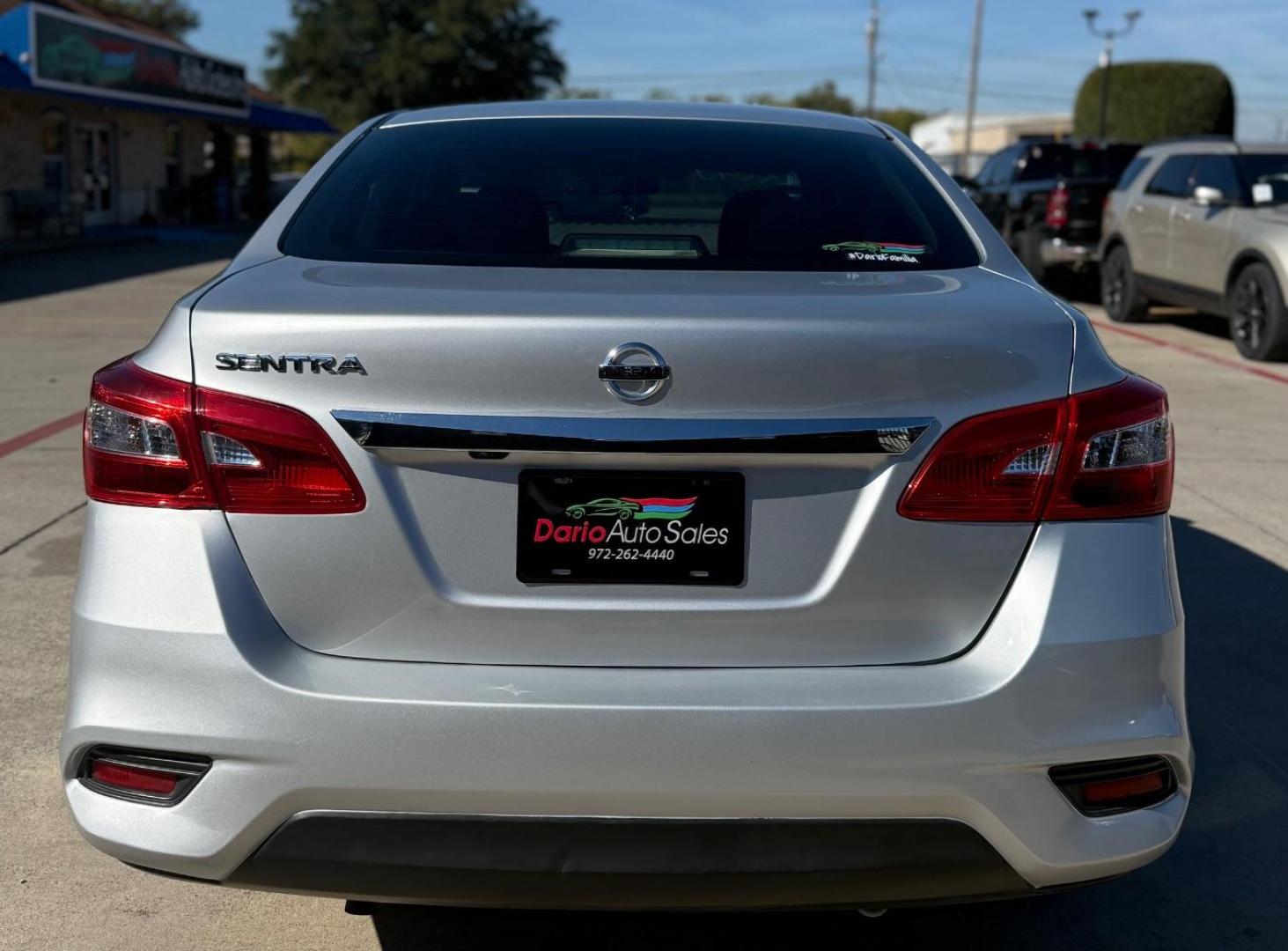 2019 Silver Nissan Sentra S (3N1AB7AP1KY) with an 1.8L I-4 DOHC engine, located at 2401 E Main St., Grand Prairie, TX, 75050, (972) 262-4440, 32.748981, -96.969643 - Photo#8