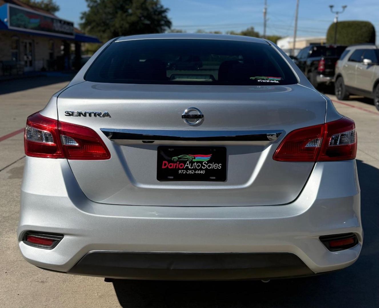 2019 Silver Nissan Sentra S (3N1AB7AP1KY) with an 1.8L I-4 DOHC engine, located at 2401 E Main St., Grand Prairie, TX, 75050, (972) 262-4440, 32.748981, -96.969643 - Photo#11