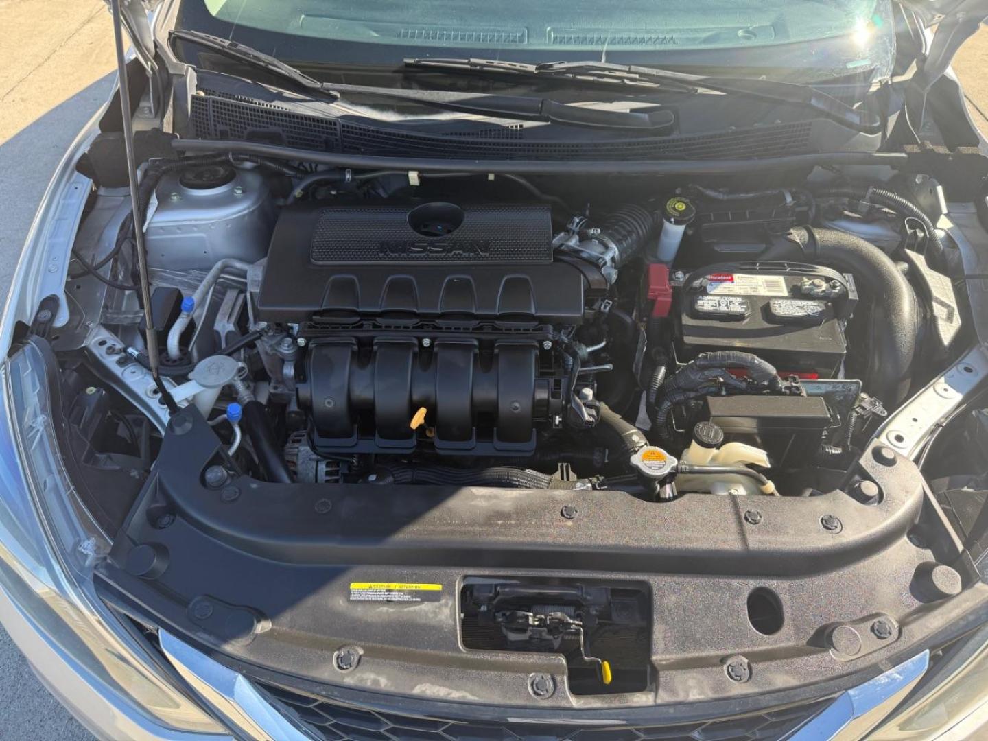 2019 Silver Nissan Sentra S (3N1AB7AP1KY) with an 1.8L I-4 DOHC engine, located at 2401 E Main St., Grand Prairie, TX, 75050, (972) 262-4440, 32.748981, -96.969643 - Photo#32