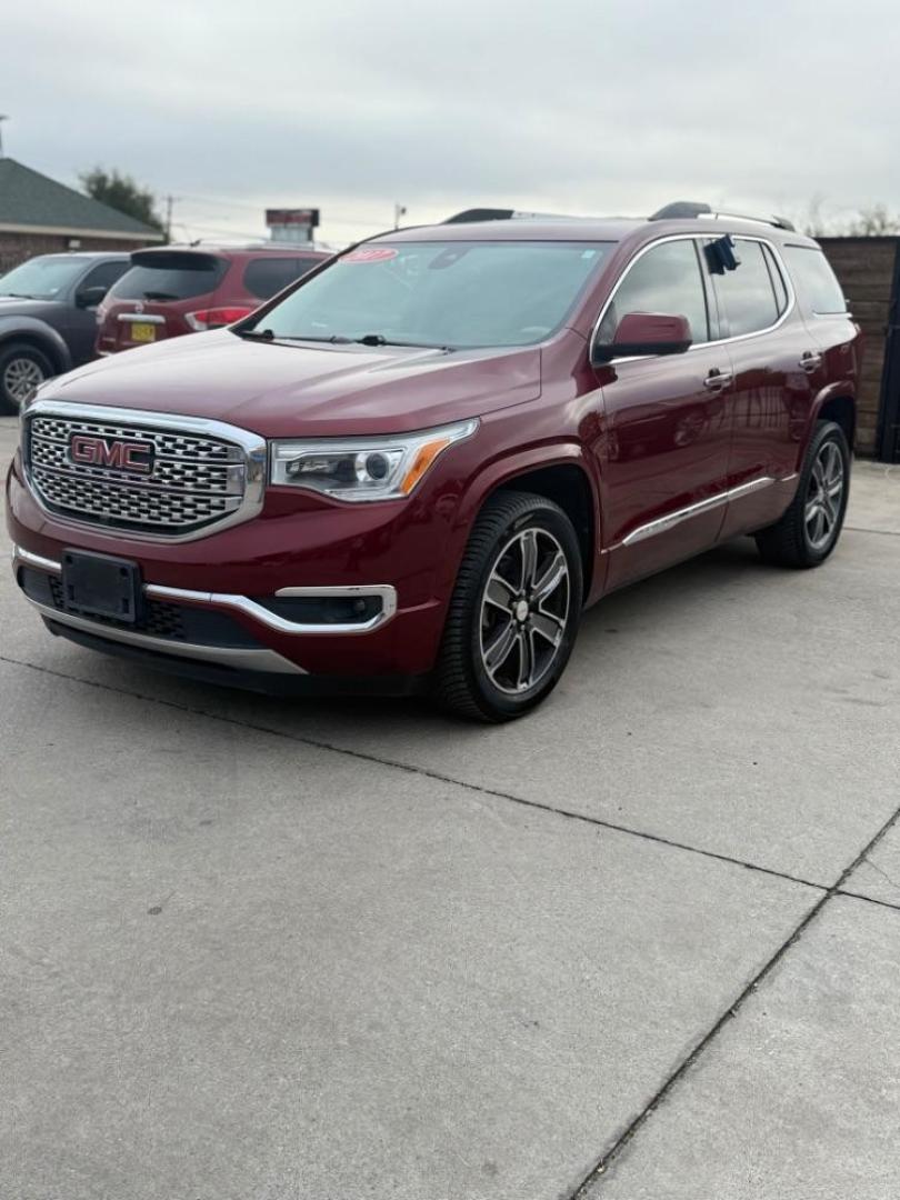 2017 Red GMC Acadia Denali (1GKKNPLS3HZ) with an 3.6L V-6 gasoline direct injection engine, located at 2401 E Main St., Grand Prairie, TX, 75050, (972) 262-4440, 32.748981, -96.969643 - Photo#2