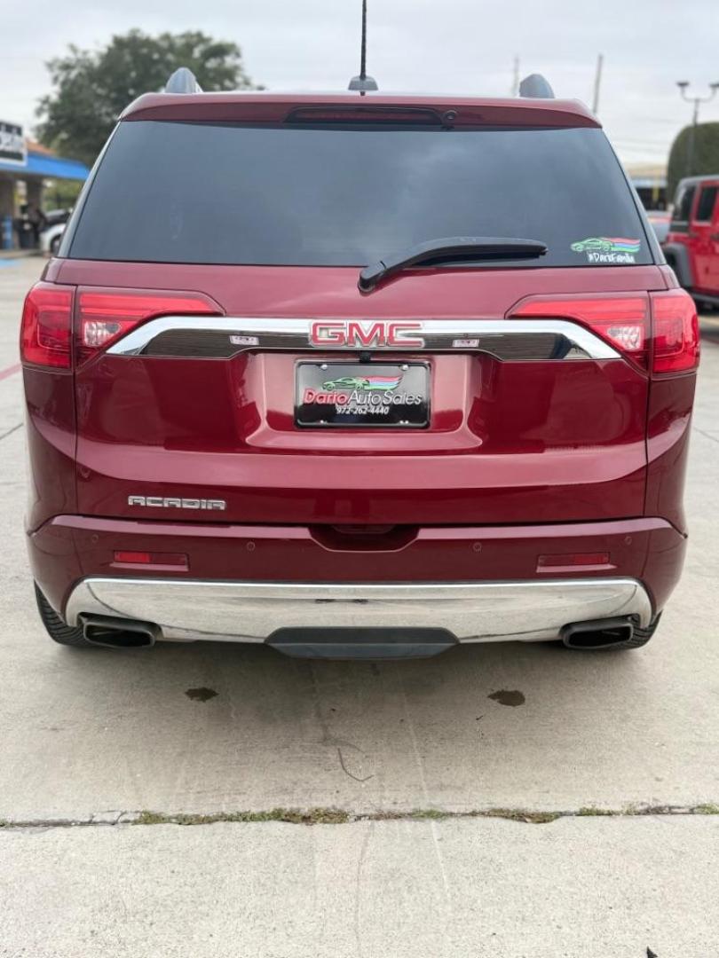2017 Red GMC Acadia Denali (1GKKNPLS3HZ) with an 3.6L V-6 gasoline direct injection engine, located at 2401 E Main St., Grand Prairie, TX, 75050, (972) 262-4440, 32.748981, -96.969643 - Photo#9