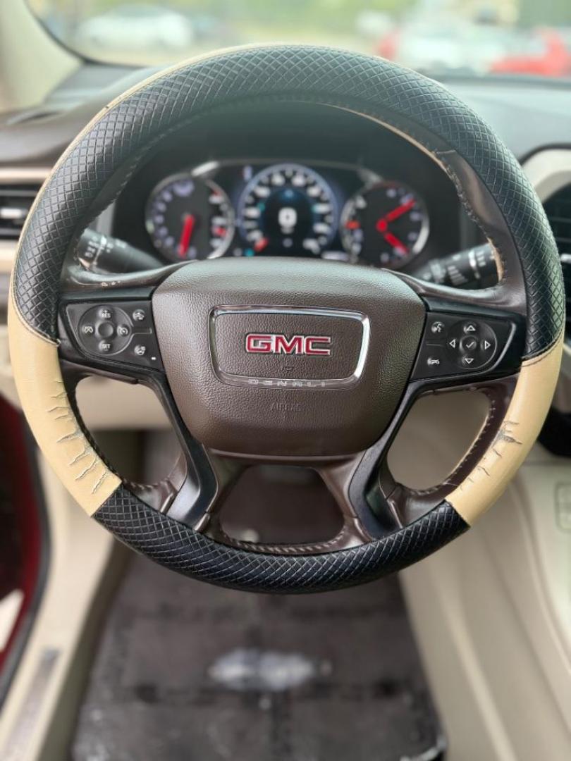 2017 Red GMC Acadia Denali (1GKKNPLS3HZ) with an 3.6L V-6 gasoline direct injection engine, located at 2401 E Main St., Grand Prairie, TX, 75050, (972) 262-4440, 32.748981, -96.969643 - Photo#19
