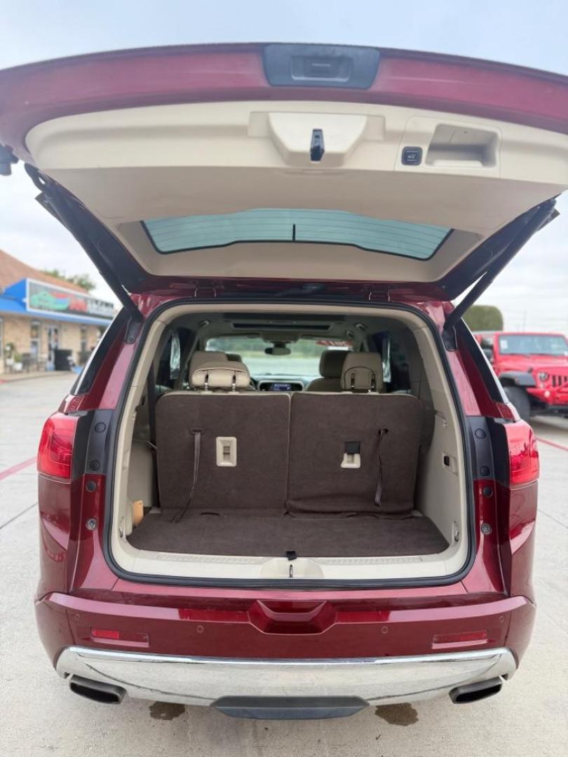 2017 Red GMC Acadia Denali (1GKKNPLS3HZ) with an 3.6L V-6 gasoline direct injection engine, located at 2401 E Main St., Grand Prairie, TX, 75050, (972) 262-4440, 32.748981, -96.969643 - Photo#36
