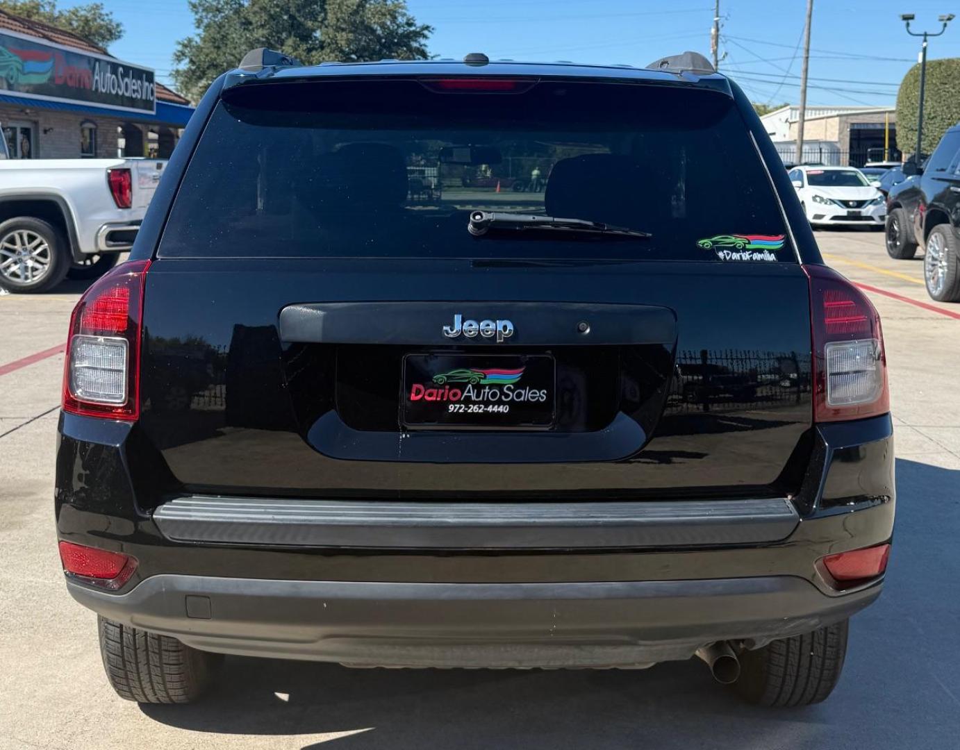 2016 Black Jeep Compass Sport (1C4NJCBB1GD) , located at 2401 E Main St., Grand Prairie, TX, 75050, (972) 262-4440, 32.748981, -96.969643 - Photo#9