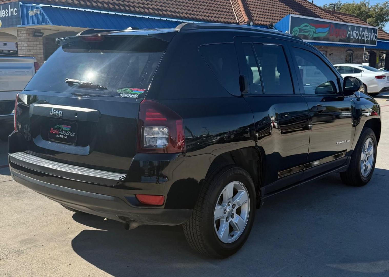 2016 Black Jeep Compass Sport (1C4NJCBB1GD) , located at 2401 E Main St., Grand Prairie, TX, 75050, (972) 262-4440, 32.748981, -96.969643 - Photo#11