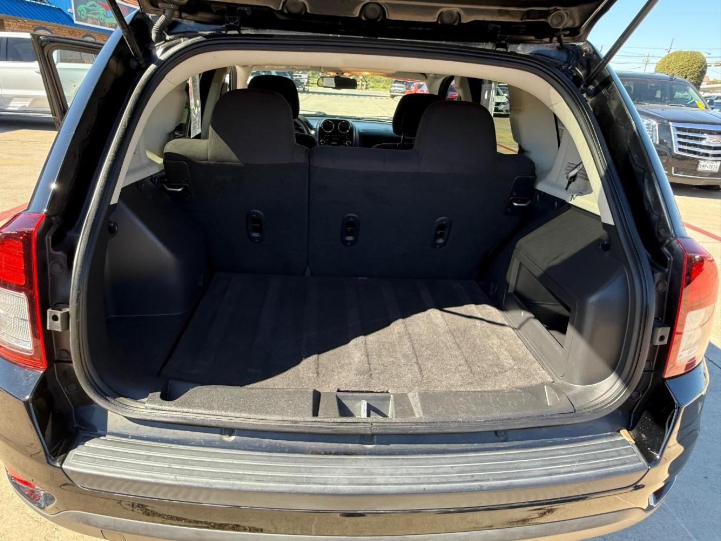 2016 Black Jeep Compass Sport (1C4NJCBB1GD) , located at 2401 E Main St., Grand Prairie, TX, 75050, (972) 262-4440, 32.748981, -96.969643 - Photo#23