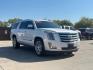2017 White Cadillac Escalade ESV Premium Luxury (1GYS4JKJ2HR) with an EcoTec3 6.2L V-8 gasoline direct injection engine, located at 2401 E Main St., Grand Prairie, TX, 75050, (972) 262-4440, 32.748981, -96.969643 - Photo#1
