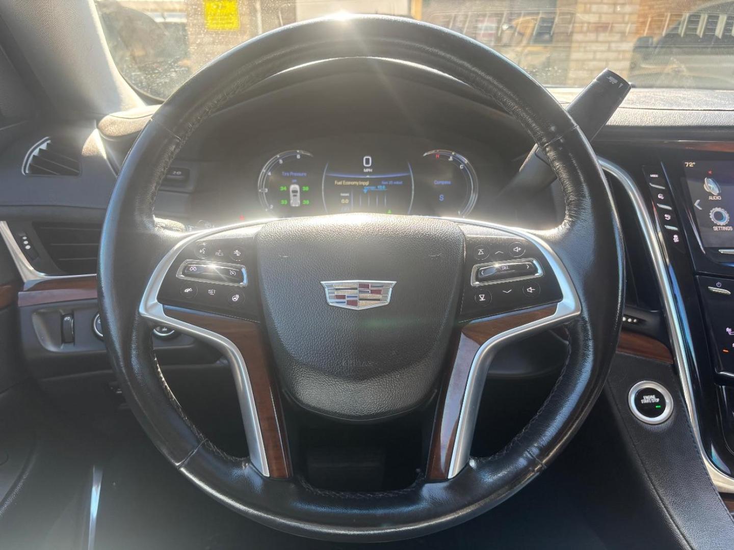 2017 White Cadillac Escalade ESV Premium Luxury (1GYS4JKJ2HR) with an EcoTec3 6.2L V-8 gasoline direct injection engine, located at 2401 E Main St., Grand Prairie, TX, 75050, (972) 262-4440, 32.748981, -96.969643 - Photo#12