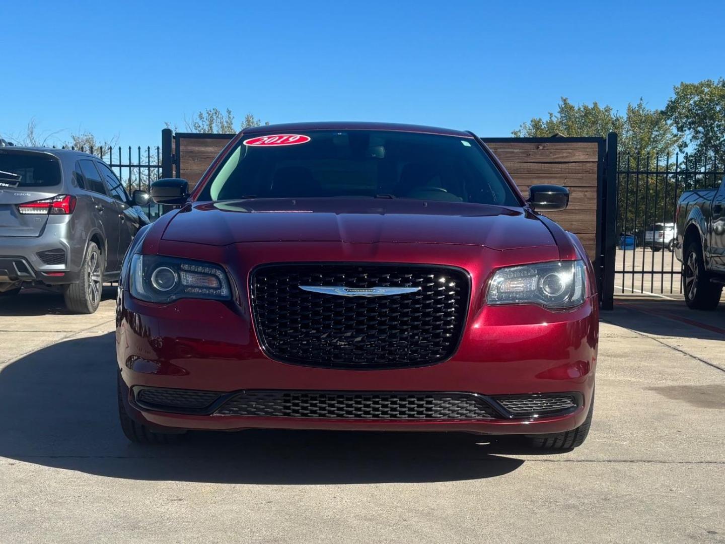 2019 Red Chrysler 300 Touring (2C3CCAAG9KH) with an Pentastar 3.6L V-6 DOHC engine, located at 2401 E Main St., Grand Prairie, TX, 75050, (972) 262-4440, 32.748981, -96.969643 - Photo#0