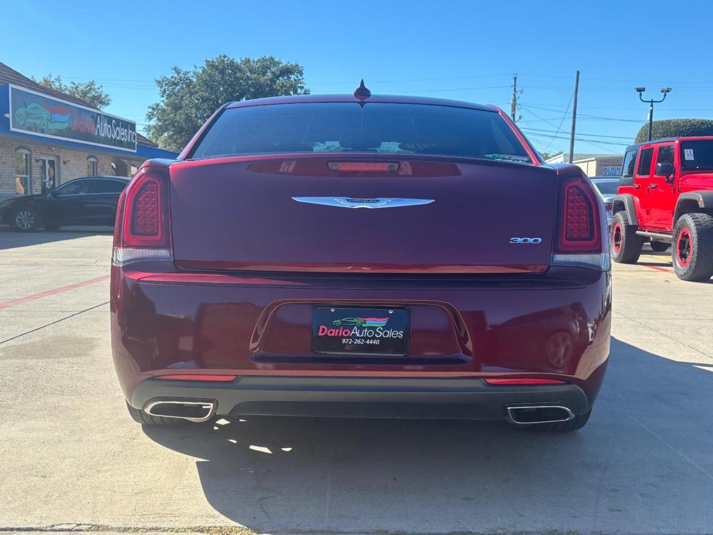 2019 Red Chrysler 300 Touring (2C3CCAAG9KH) with an Pentastar 3.6L V-6 DOHC engine, located at 2401 E Main St., Grand Prairie, TX, 75050, (972) 262-4440, 32.748981, -96.969643 - Photo#6