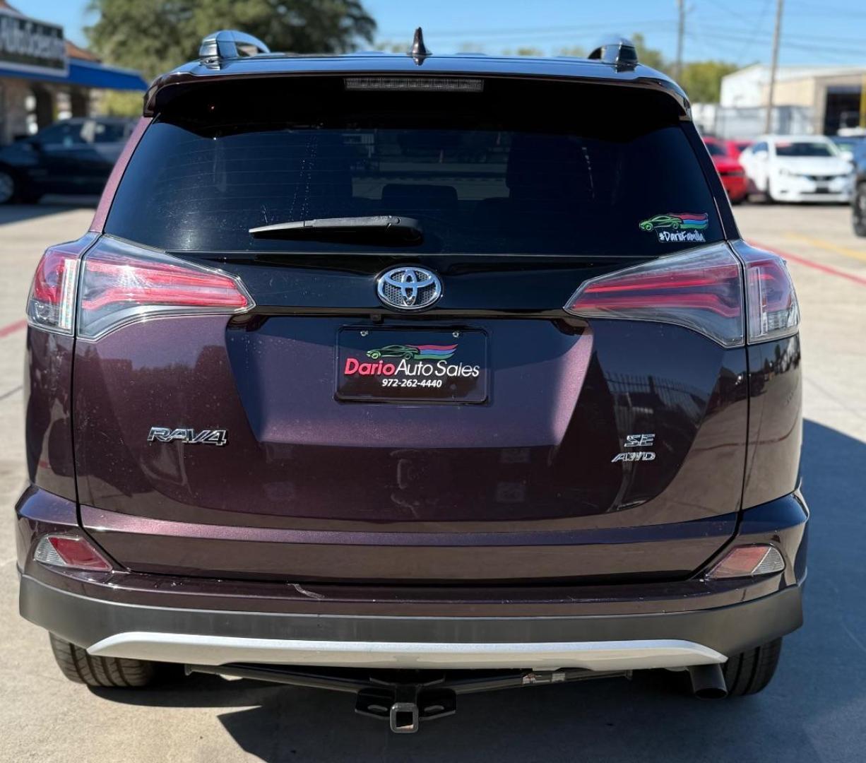 2018 Purple Toyota Rav4 (2T3JFREV2JW) with an 2.5L I-4 DOHC engine, located at 2401 E Main St., Grand Prairie, TX, 75050, (972) 262-4440, 32.748981, -96.969643 - Photo#5
