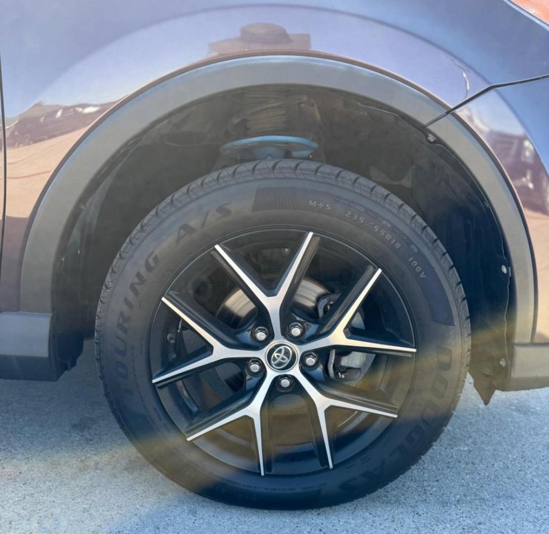 2018 Purple Toyota Rav4 (2T3JFREV2JW) with an 2.5L I-4 DOHC engine, located at 2401 E Main St., Grand Prairie, TX, 75050, (972) 262-4440, 32.748981, -96.969643 - Photo#10