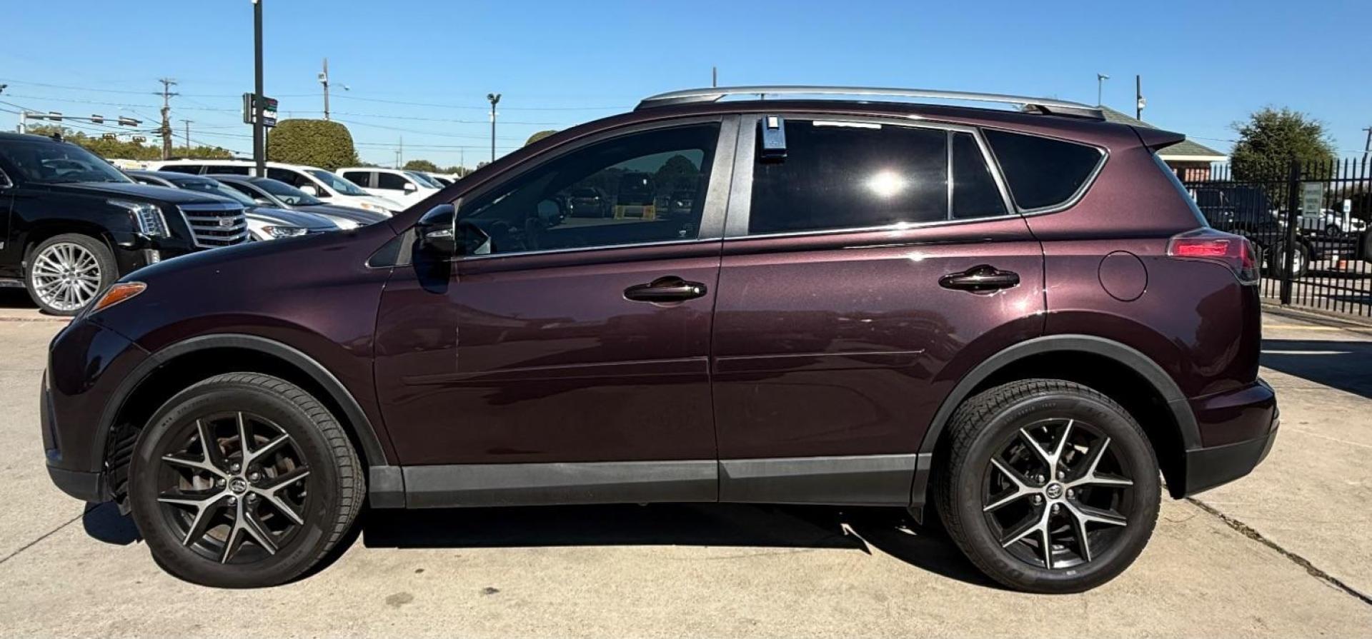 2018 Purple Toyota Rav4 (2T3JFREV2JW) with an 2.5L I-4 DOHC engine, located at 2401 E Main St., Grand Prairie, TX, 75050, (972) 262-4440, 32.748981, -96.969643 - Photo#33