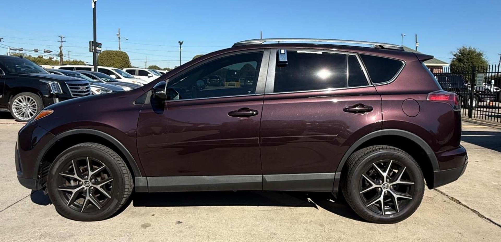 2018 Purple Toyota Rav4 (2T3JFREV2JW) with an 2.5L I-4 DOHC engine, located at 2401 E Main St., Grand Prairie, TX, 75050, (972) 262-4440, 32.748981, -96.969643 - Photo#34