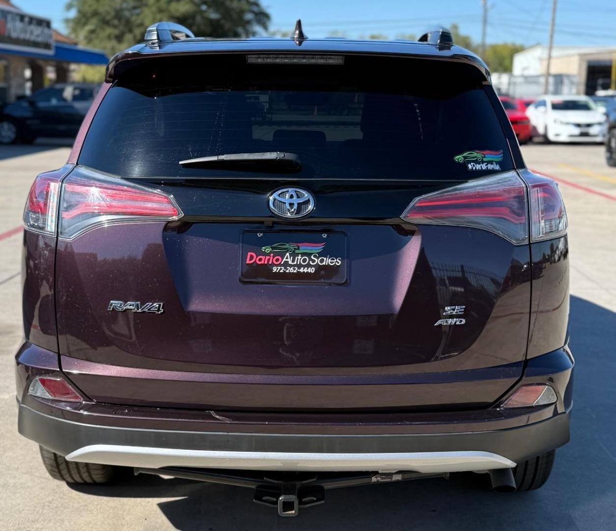 2018 Purple Toyota Rav4 (2T3JFREV2JW) with an 2.5L I-4 DOHC engine, located at 2401 E Main St., Grand Prairie, TX, 75050, (972) 262-4440, 32.748981, -96.969643 - Photo#37