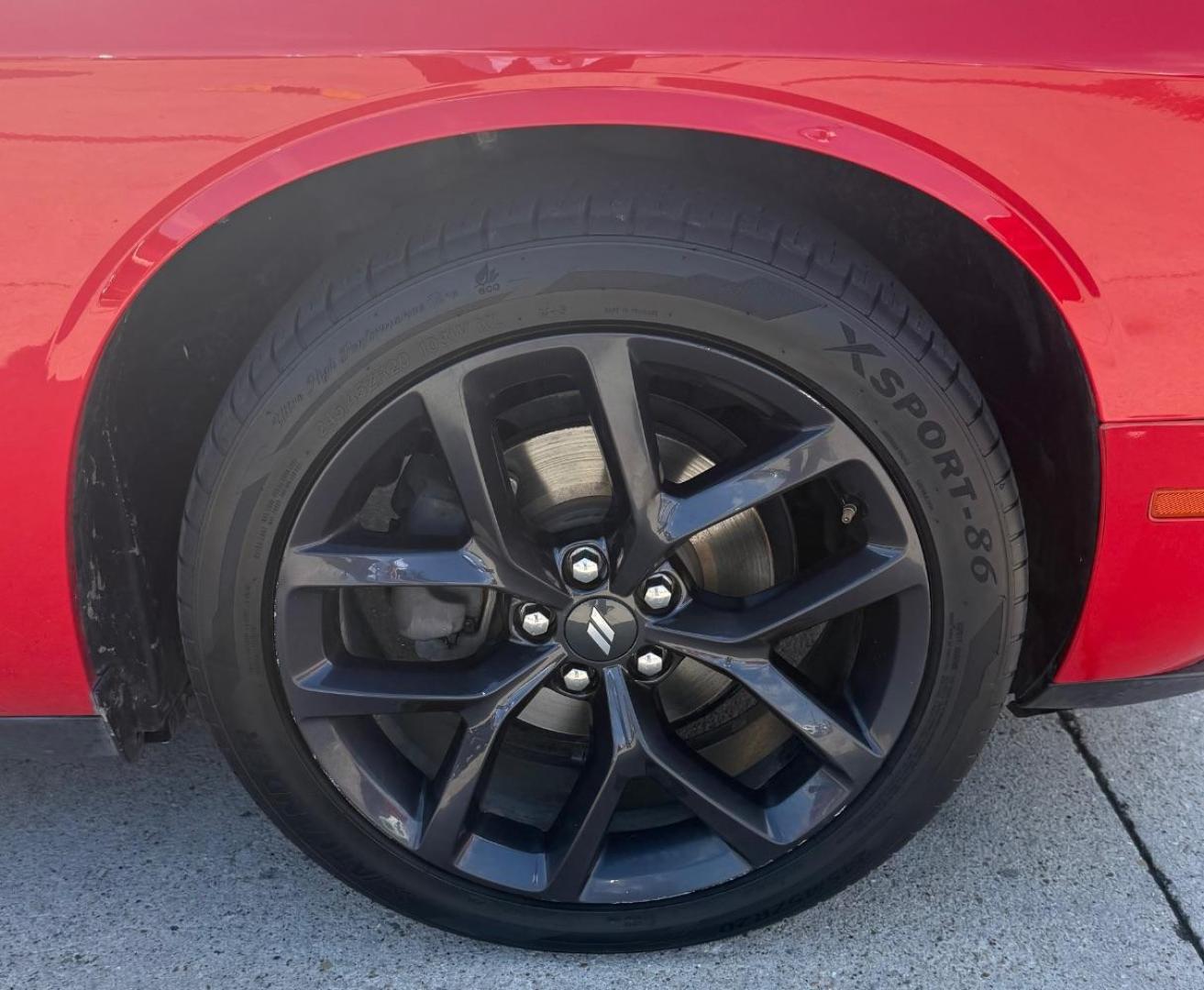 2021 Red Dodge Challenger (2C3CDZAG4MH) with an Pentastar 3.6L V-6 DOHC engine, located at 2401 E Main St., Grand Prairie, TX, 75050, (972) 262-4440, 32.748981, -96.969643 - Photo#4
