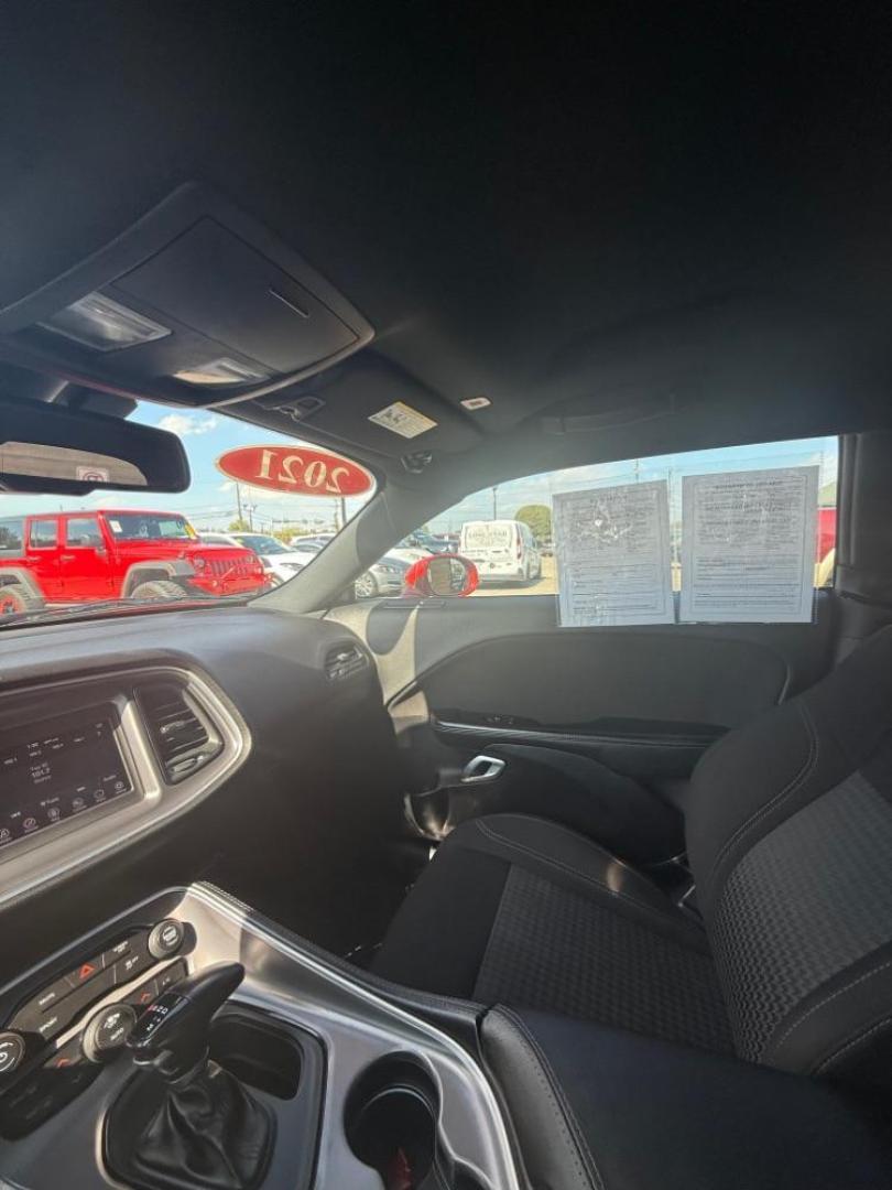 2021 Red Dodge Challenger (2C3CDZAG4MH) with an Pentastar 3.6L V-6 DOHC engine, located at 2401 E Main St., Grand Prairie, TX, 75050, (972) 262-4440, 32.748981, -96.969643 - Photo#16