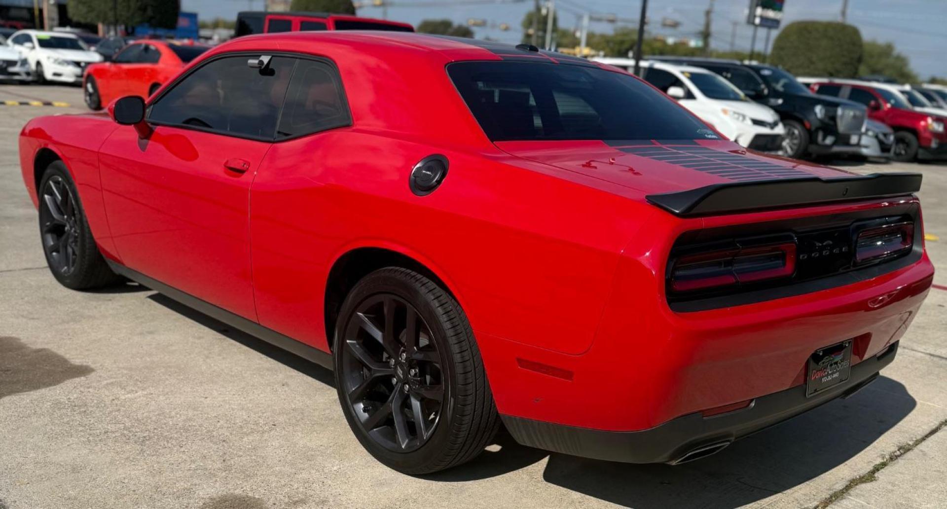 2021 Red Dodge Challenger (2C3CDZAG4MH) with an Pentastar 3.6L V-6 DOHC engine, located at 2401 E Main St., Grand Prairie, TX, 75050, (972) 262-4440, 32.748981, -96.969643 - Photo#26