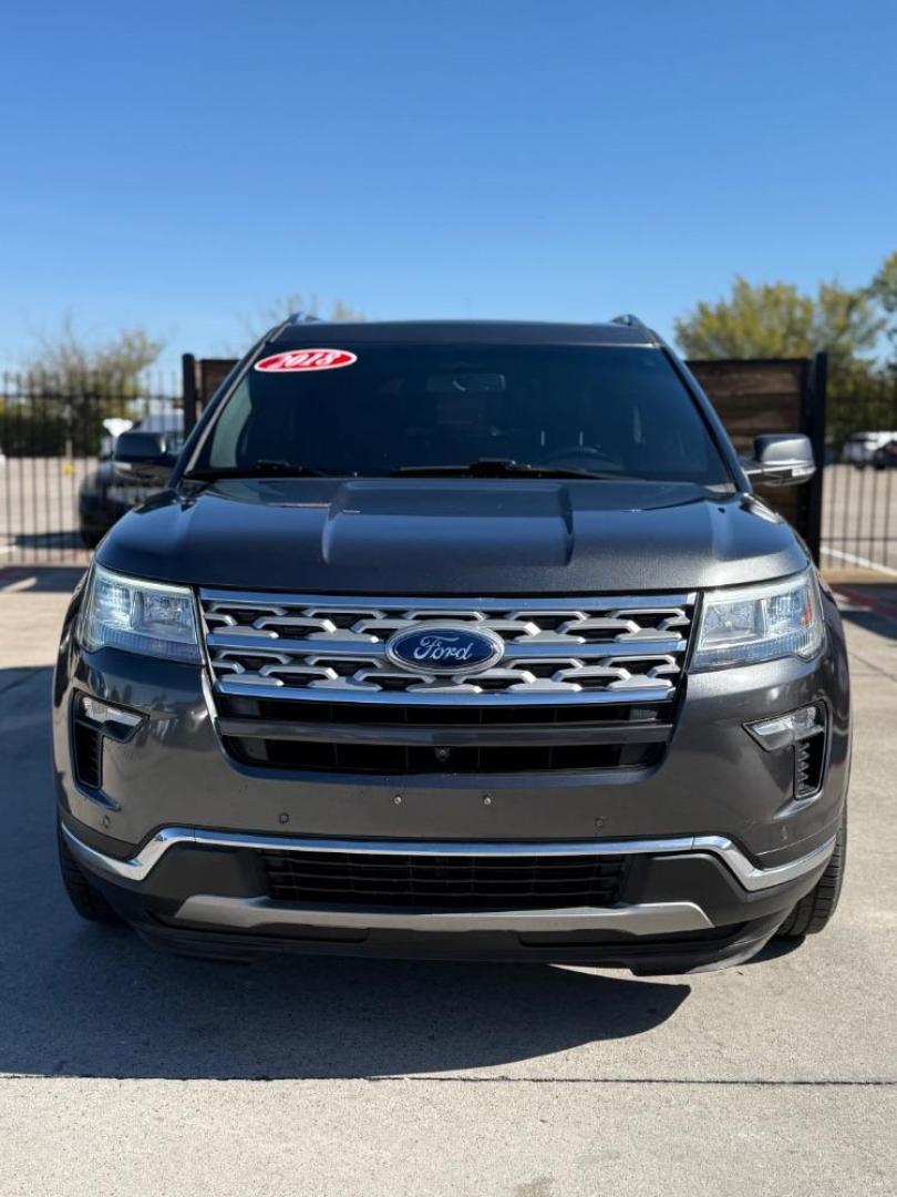 2018 Gray Ford Explorer Limited (1FM5K7FH4JG) , located at 2401 E Main St., Grand Prairie, TX, 75050, (972) 262-4440, 32.748981, -96.969643 - Photo#1