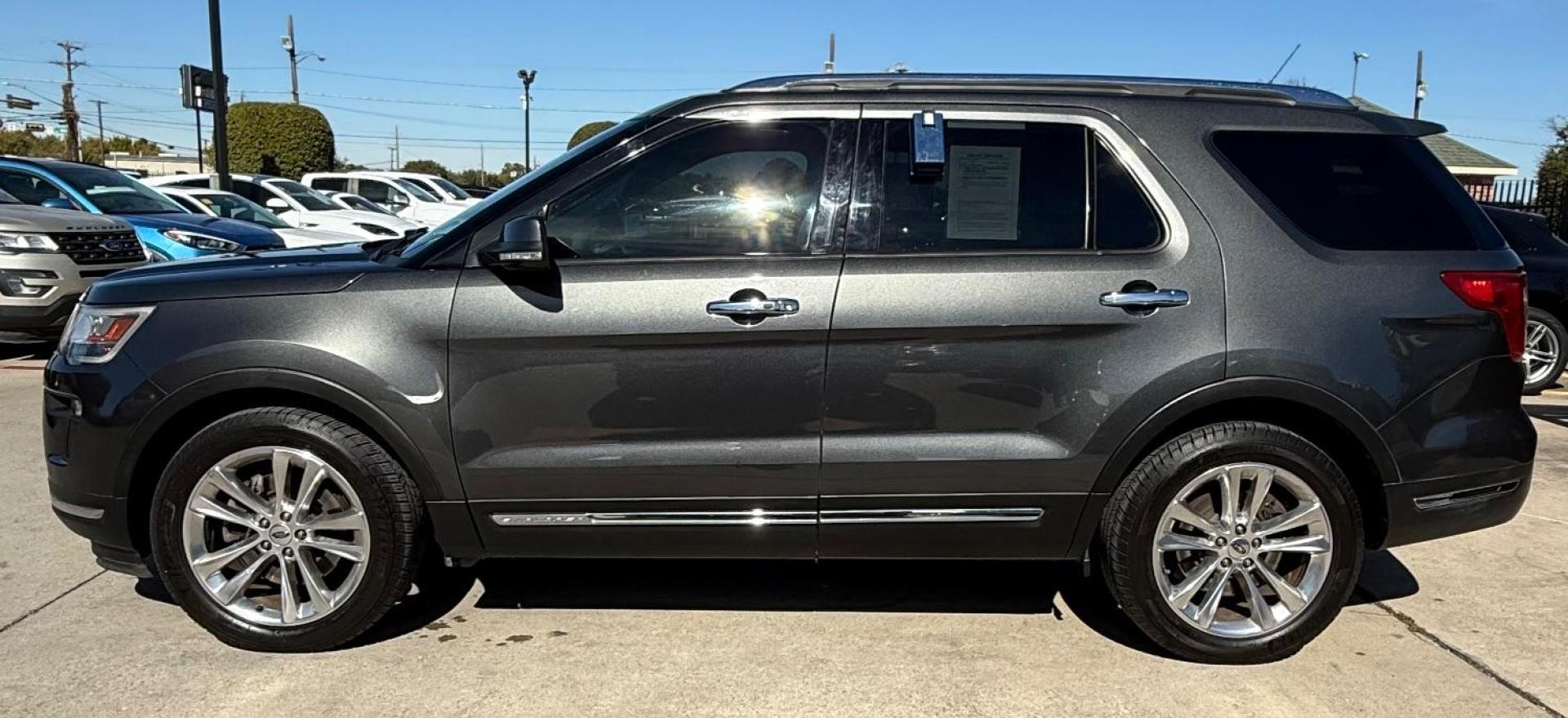 2018 Gray Ford Explorer Limited (1FM5K7FH4JG) , located at 2401 E Main St., Grand Prairie, TX, 75050, (972) 262-4440, 32.748981, -96.969643 - Photo#5