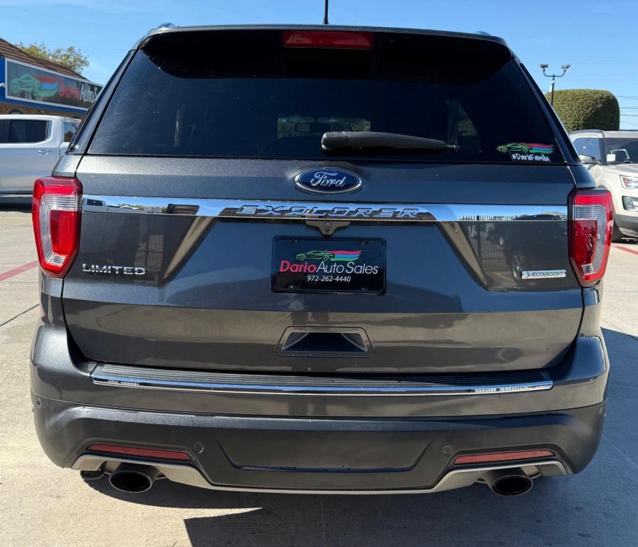 2018 Gray Ford Explorer Limited (1FM5K7FH4JG) , located at 2401 E Main St., Grand Prairie, TX, 75050, (972) 262-4440, 32.748981, -96.969643 - Photo#8