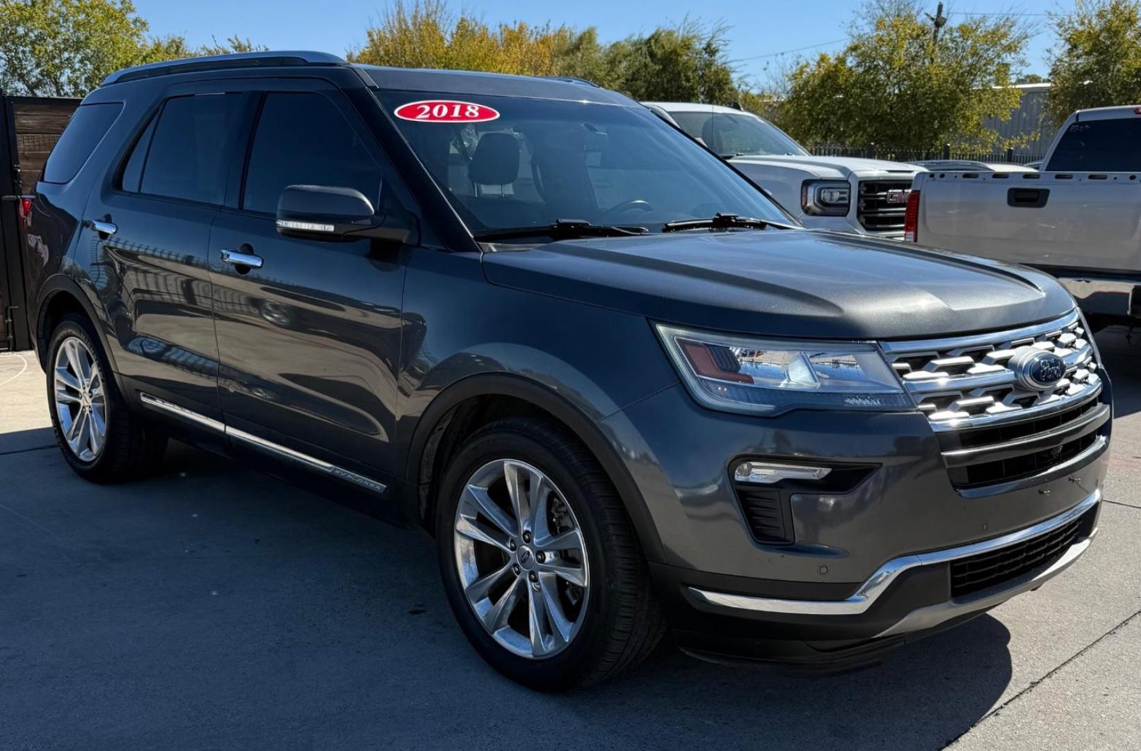 2018 Gray Ford Explorer Limited (1FM5K7FH4JG) , located at 2401 E Main St., Grand Prairie, TX, 75050, (972) 262-4440, 32.748981, -96.969643 - Photo#18
