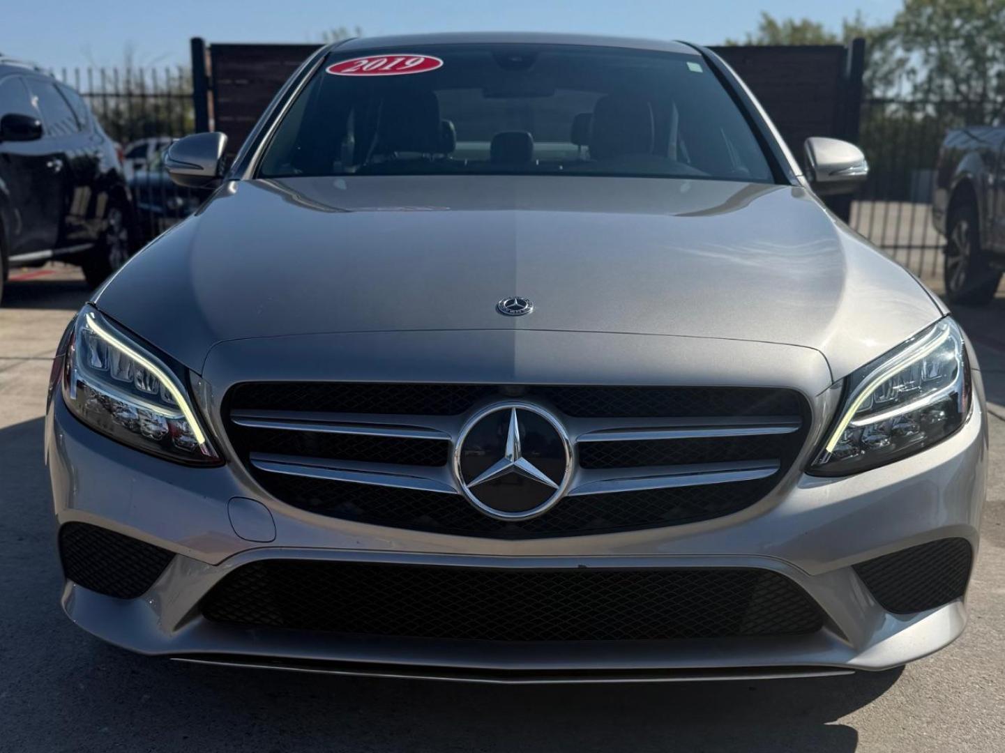 2019 Silver Mercedes-Benz C 300 C (55SWF8DB7KU) with an 2.0L I4 F DOHC 16V engine, located at 2401 E Main St., Grand Prairie, TX, 75050, (972) 262-4440, 32.748981, -96.969643 - Photo#1