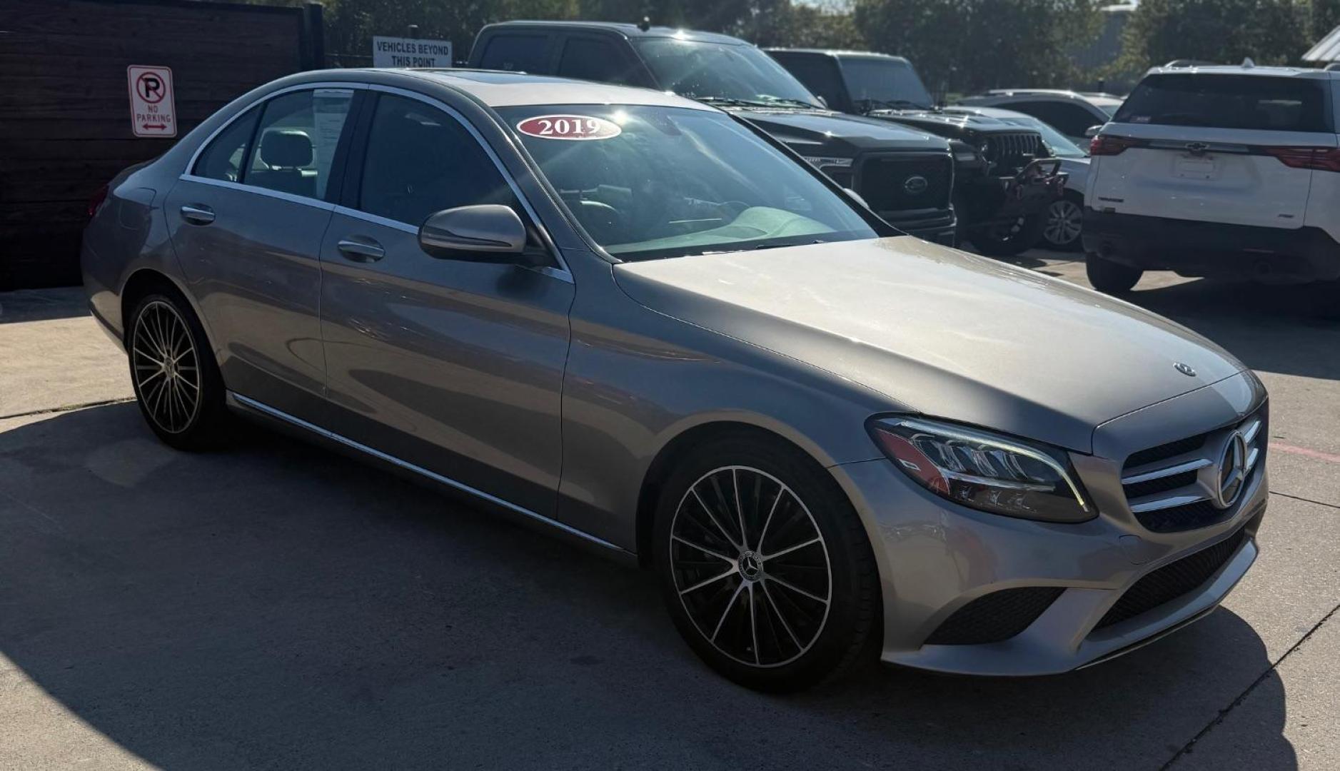 2019 Silver Mercedes-Benz C 300 C (55SWF8DB7KU) with an 2.0L I4 F DOHC 16V engine, located at 2401 E Main St., Grand Prairie, TX, 75050, (972) 262-4440, 32.748981, -96.969643 - Photo#16