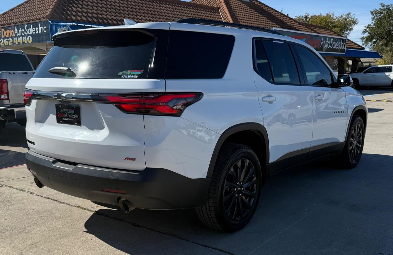 2023 White Chevrolet Traverse FWD RS (1GNERJKW4PJ) with an 3.6L V-6 gasoline direct injection engine, located at 2401 E Main St., Grand Prairie, TX, 75050, (972) 262-4440, 32.748981, -96.969643 - Photo#13