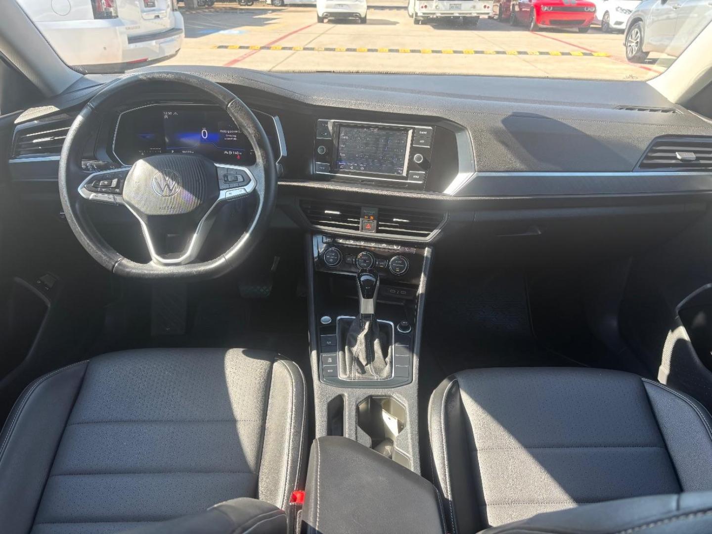 2022 Gray Volkswagen Jetta 1.5T SE (3VWEM7BU8NM) with an 1.5L I-4 gasoline direct injection engine, located at 2401 E Main St., Grand Prairie, TX, 75050, (972) 262-4440, 32.748981, -96.969643 - Photo#21