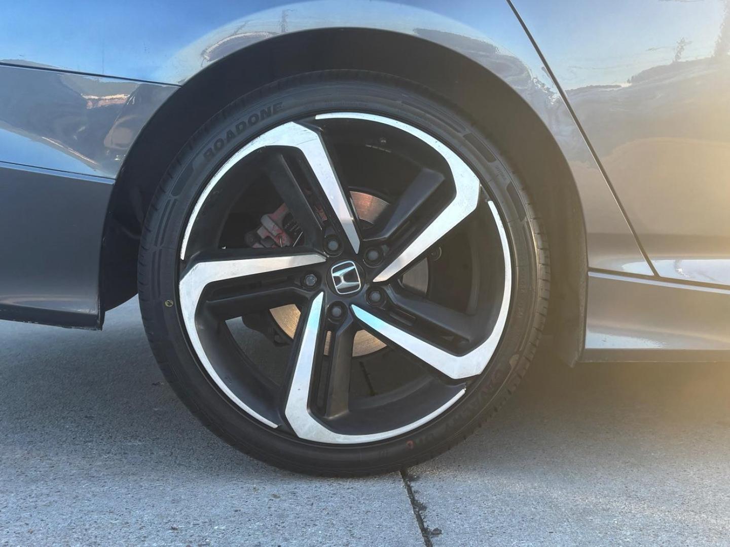 2019 Gray Honda Accord Sport (1HGCV1F34KA) with an 1.5L I-4 gasoline direct injection engine, located at 2401 E Main St., Grand Prairie, TX, 75050, (972) 262-4440, 32.748981, -96.969643 - Photo#8