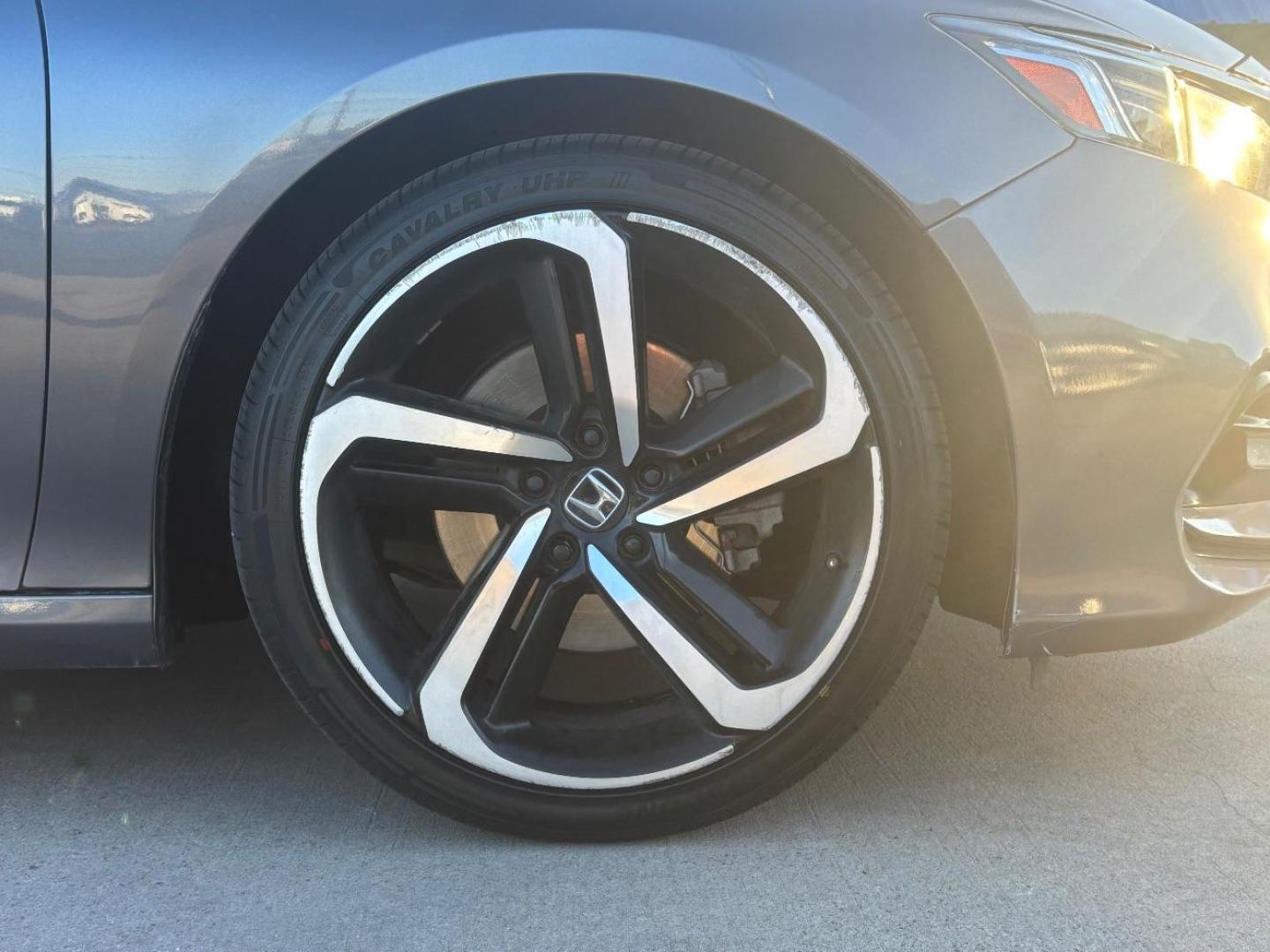 2019 Gray Honda Accord Sport (1HGCV1F34KA) with an 1.5L I-4 gasoline direct injection engine, located at 2401 E Main St., Grand Prairie, TX, 75050, (972) 262-4440, 32.748981, -96.969643 - Photo#10