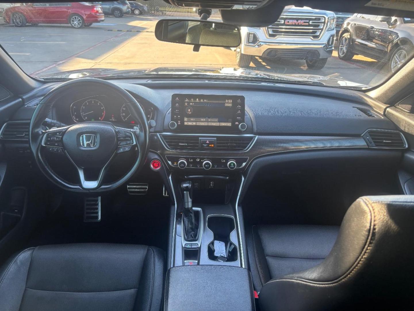 2019 Gray Honda Accord Sport (1HGCV1F34KA) with an 1.5L I-4 gasoline direct injection engine, located at 2401 E Main St., Grand Prairie, TX, 75050, (972) 262-4440, 32.748981, -96.969643 - Photo#19