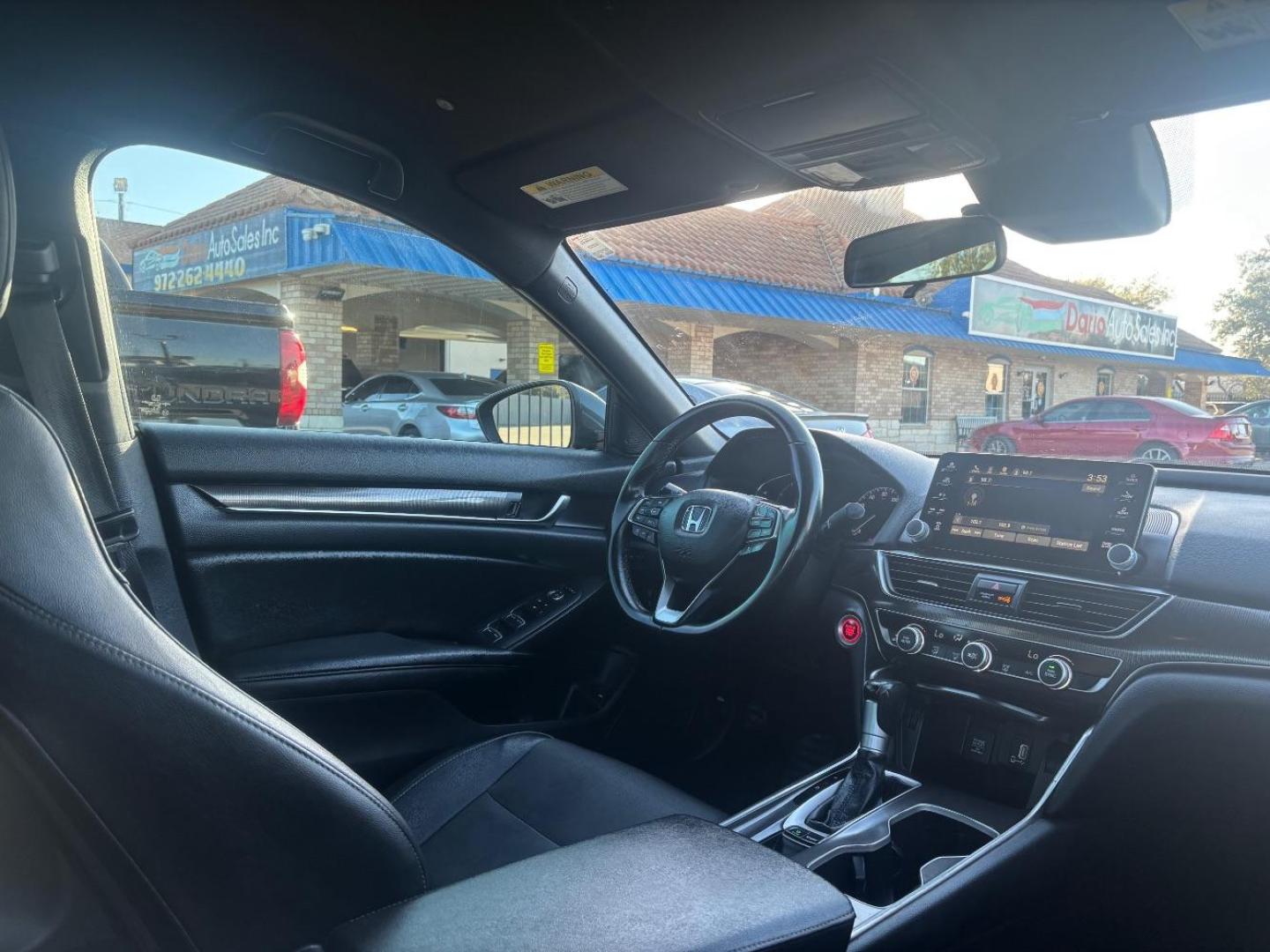 2019 Gray Honda Accord Sport (1HGCV1F34KA) with an 1.5L I-4 gasoline direct injection engine, located at 2401 E Main St., Grand Prairie, TX, 75050, (972) 262-4440, 32.748981, -96.969643 - Photo#20