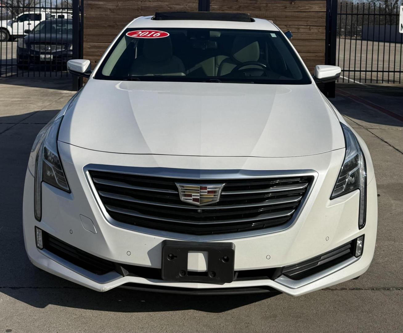 2016 White Cadillac Ct6 (1G6KG5R63GU) with an 3L V-6 gasoline direct injection engine, located at 2401 E Main St., Grand Prairie, TX, 75050, (972) 262-4440, 32.748981, -96.969643 - Photo#2