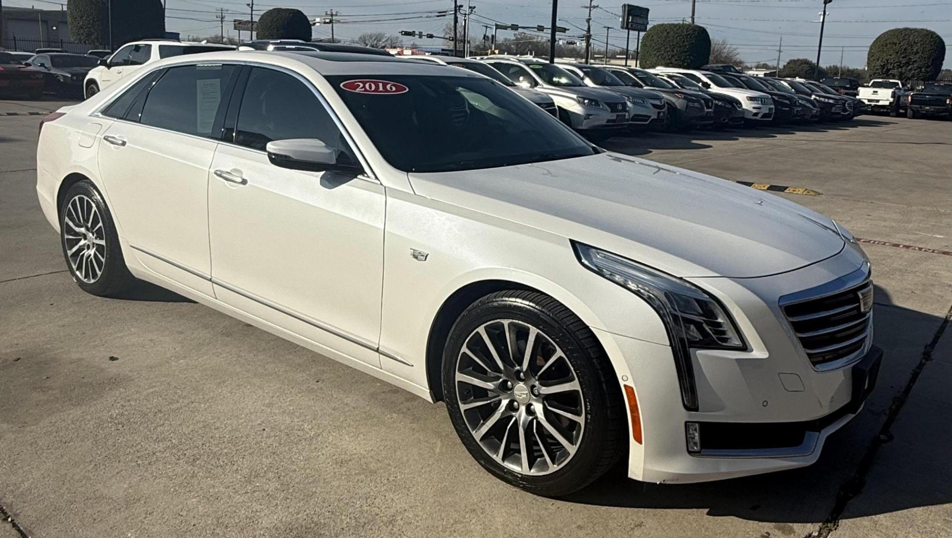 2016 White Cadillac Ct6 (1G6KG5R63GU) with an 3L V-6 gasoline direct injection engine, located at 2401 E Main St., Grand Prairie, TX, 75050, (972) 262-4440, 32.748981, -96.969643 - Photo#26