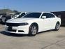 2019 White Dodge Charger (2C3CDXBG4KH) with an Pentastar 3.6L V-6 DOHC engine, located at 2401 E Main St., Grand Prairie, TX, 75050, (972) 262-4440, 32.748981, -96.969643 - Photo#0