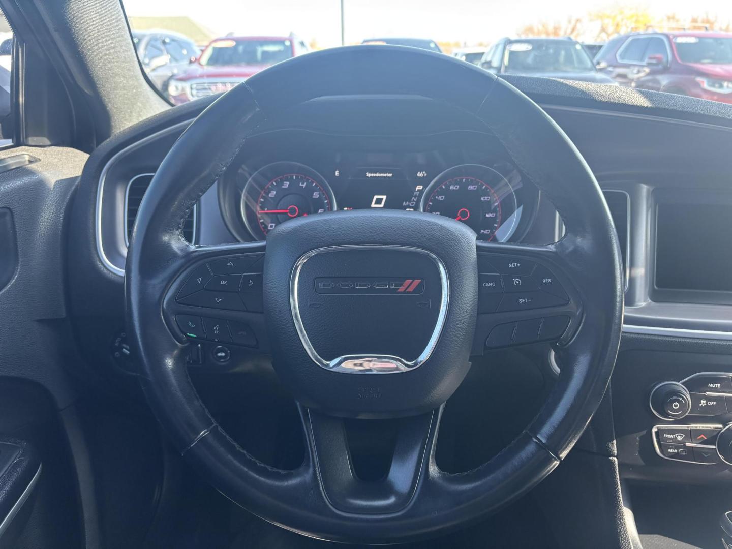 2019 White Dodge Charger (2C3CDXBG4KH) with an Pentastar 3.6L V-6 DOHC engine, located at 2401 E Main St., Grand Prairie, TX, 75050, (972) 262-4440, 32.748981, -96.969643 - Photo#11