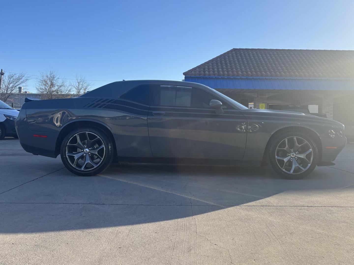 2017 Gray Dodge Challenger (2C3CDZAGXHH) with an Pentastar 3.6L V-6 DOHC engine, located at 2401 E Main St., Grand Prairie, TX, 75050, (972) 262-4440, 32.748981, -96.969643 - Photo#7