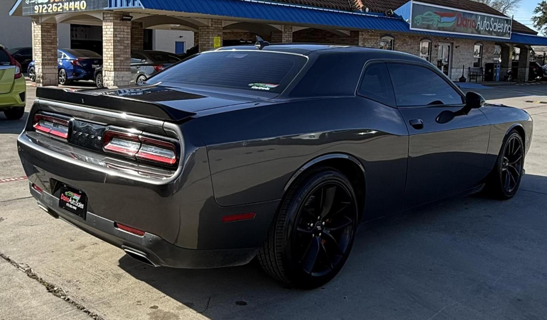 2023 Gray Dodge Challenger (2C3CDZJG7PH) with an Pentastar 3.6L V-6 DOHC engine, located at 2401 E Main St., Grand Prairie, TX, 75050, (972) 262-4440, 32.748981, -96.969643 - Photo#5