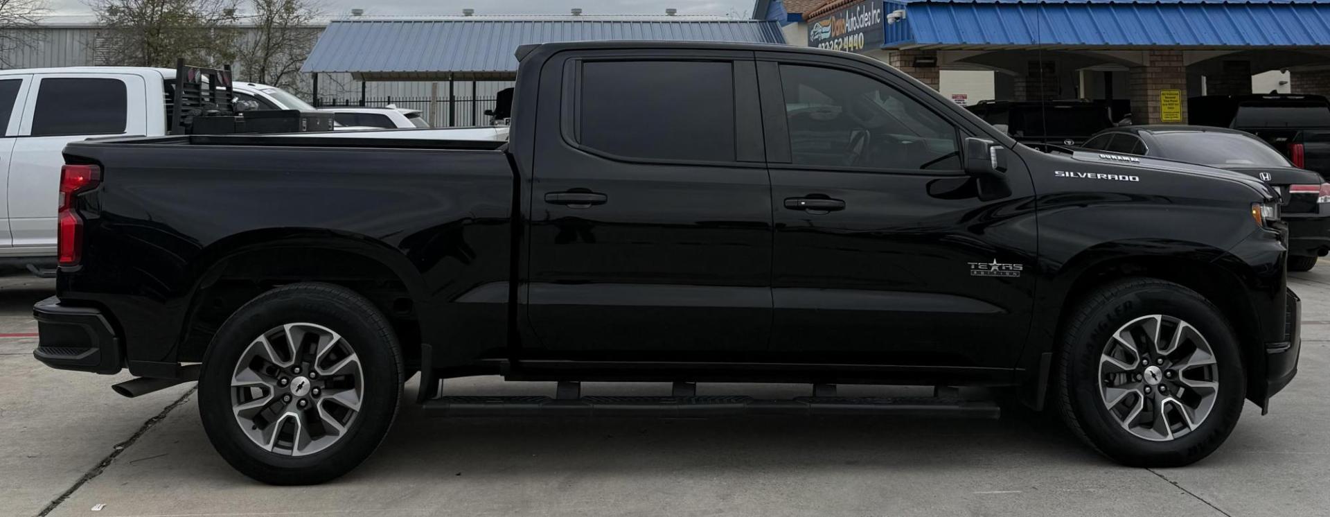 2021 Black Chevrolet Silverado 1500 (3GCPWDET2MG) , located at 2401 E Main St., Grand Prairie, TX, 75050, (972) 262-4440, 32.748981, -96.969643 - Photo#9