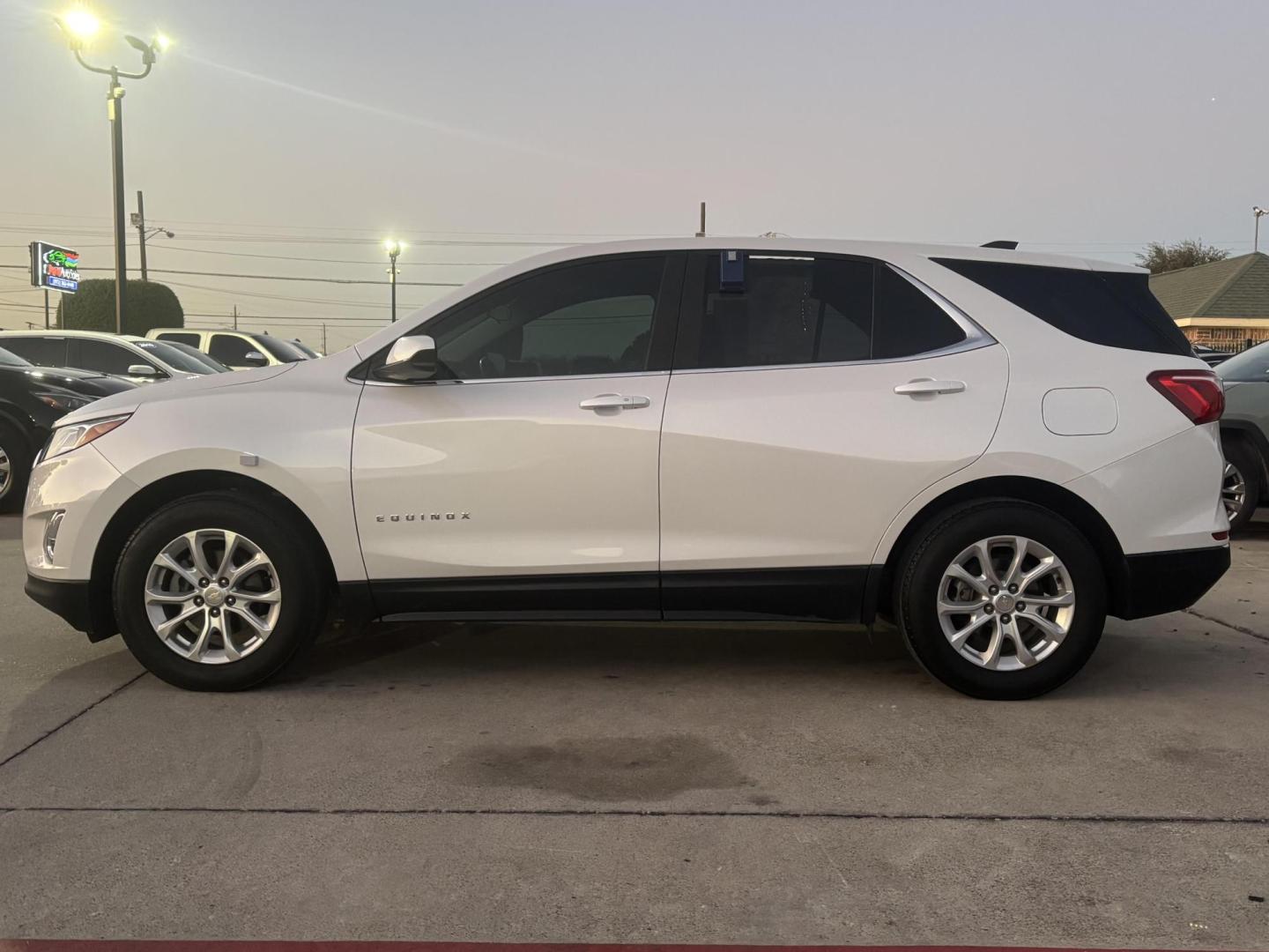 2021 White Chevrolet Equinox (3GNAXKEV1MS) with an 1.5L I-4 gasoline direct injection engine, located at 2401 E Main St., Grand Prairie, TX, 75050, (972) 262-4440, 32.748981, -96.969643 - Photo#10
