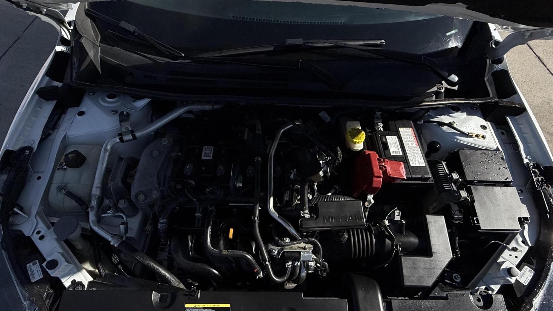 2022 White Nissan Sentra (3N1AB8BV7NY) with an 2L I-4 gasoline direct injection engine, located at 2401 E Main St., Grand Prairie, TX, 75050, (972) 262-4440, 32.748981, -96.969643 - Photo#23