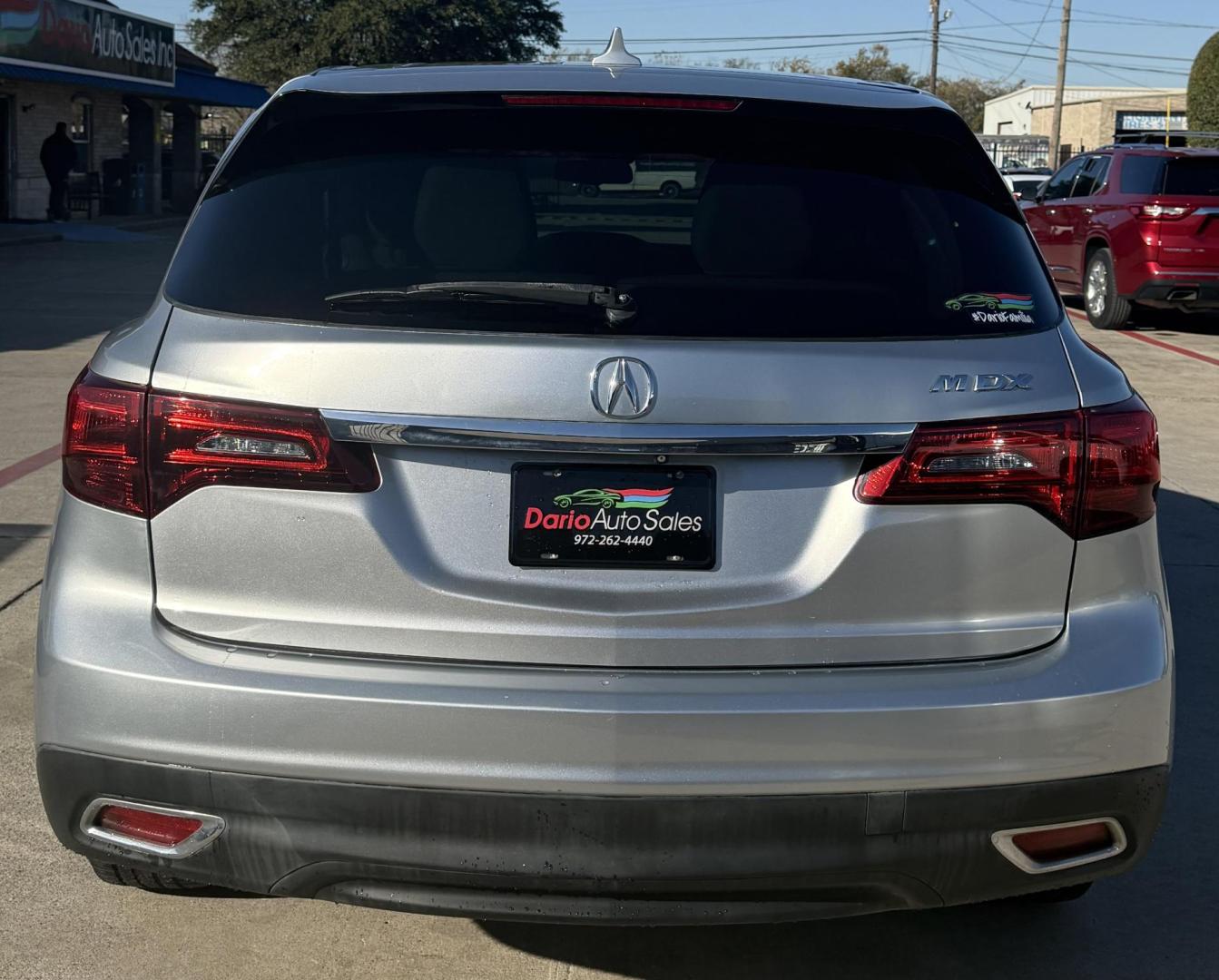 2015 Silver Acura Mdx (5FRYD3H48FB) with an 3.5L V-6 gasoline direct injection engine, located at 2401 E Main St., Grand Prairie, TX, 75050, (972) 262-4440, 32.748981, -96.969643 - Photo#7