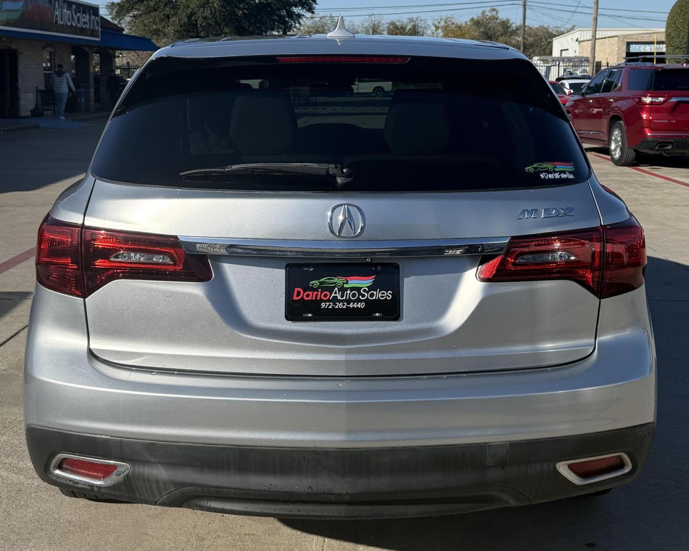 2015 Silver Acura Mdx (5FRYD3H48FB) with an 3.5L V-6 gasoline direct injection engine, located at 2401 E Main St., Grand Prairie, TX, 75050, (972) 262-4440, 32.748981, -96.969643 - Photo#8